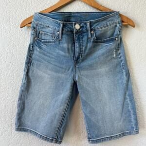 Seven7 bermuda denim jean shorts